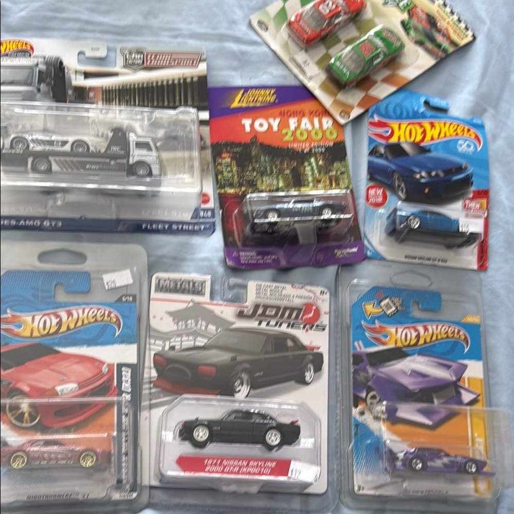 Assorted Toy Cars Set - Blue, Red, Black very rare finds!!